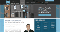Desktop Screenshot of centredentairemartindutil.com