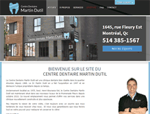 Tablet Screenshot of centredentairemartindutil.com